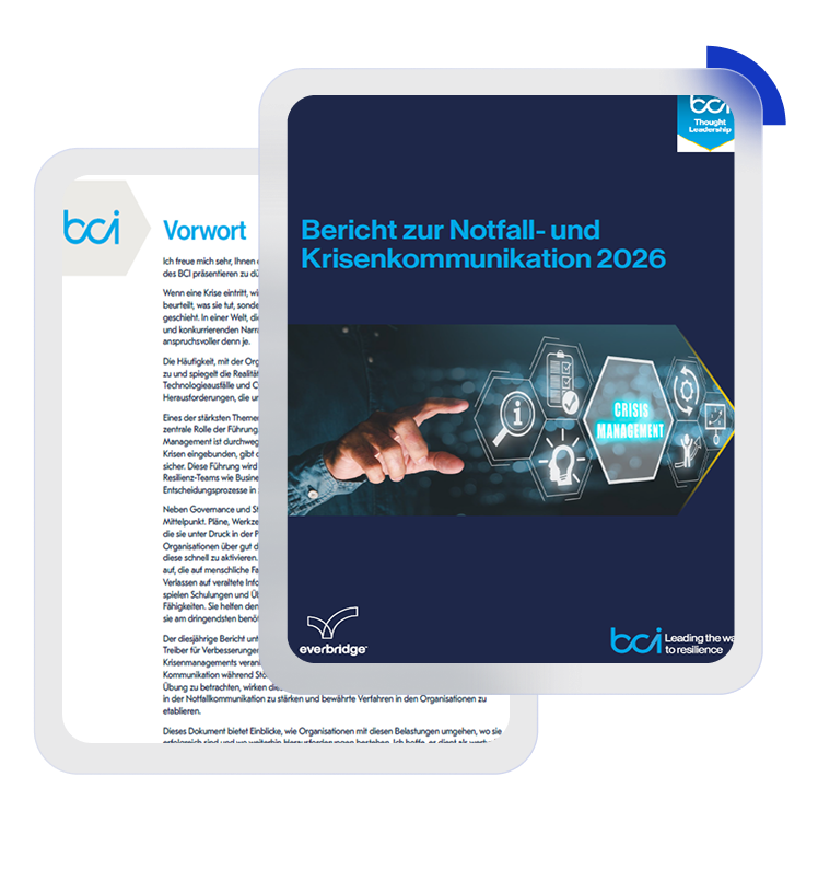 BCI Executive Summary: Bericht zur Notfall- und Krisenkommunikation 2026
