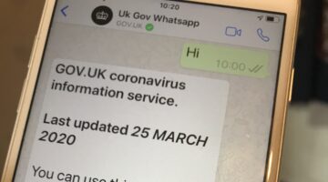 COVID19 UK Government SMS Alerts