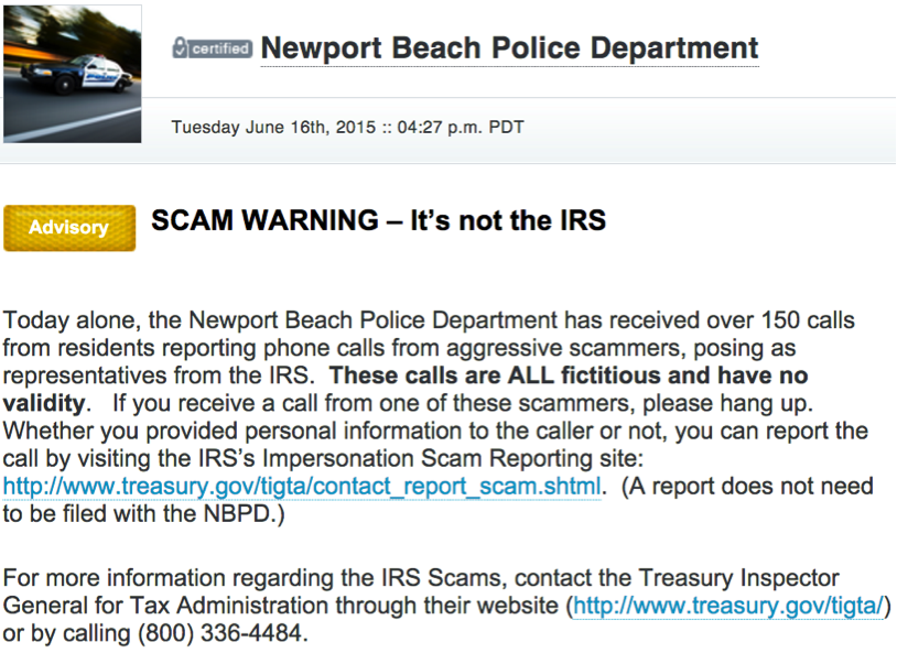 NIA scams 1