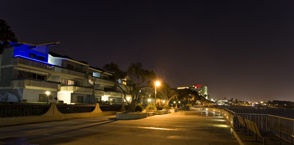 Night at Ocean Front
