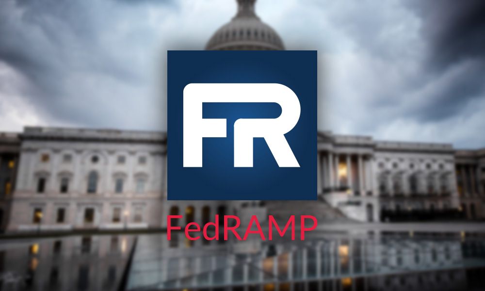 fedramp logo ove the capitol building