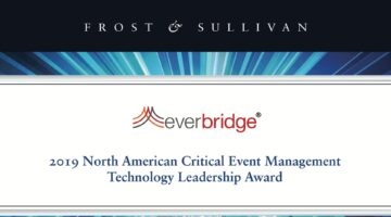 Frost & Sullivan Recognizes Everbridge with Technology Leadership Award for Critical Event Management