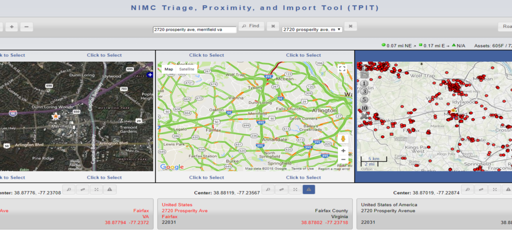NIMC triage proximity and import tool