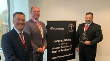 Takeda Becomes First Enterprise to Achieve Diamond Tier Status as a Best in Resilience™ Certified Organization