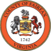 Siegel von Fairfax County, Virginia, USA