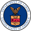Sigill för USA:s arbetsmarknadsdepartement