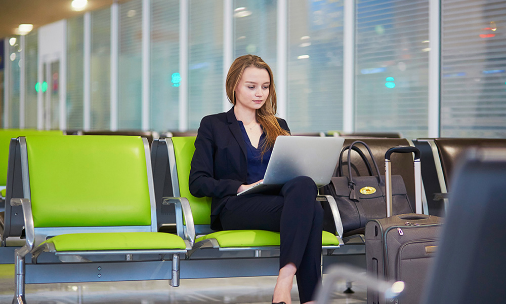 Arbeiten am Flughafen