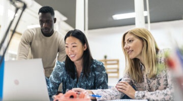 Employees in an office