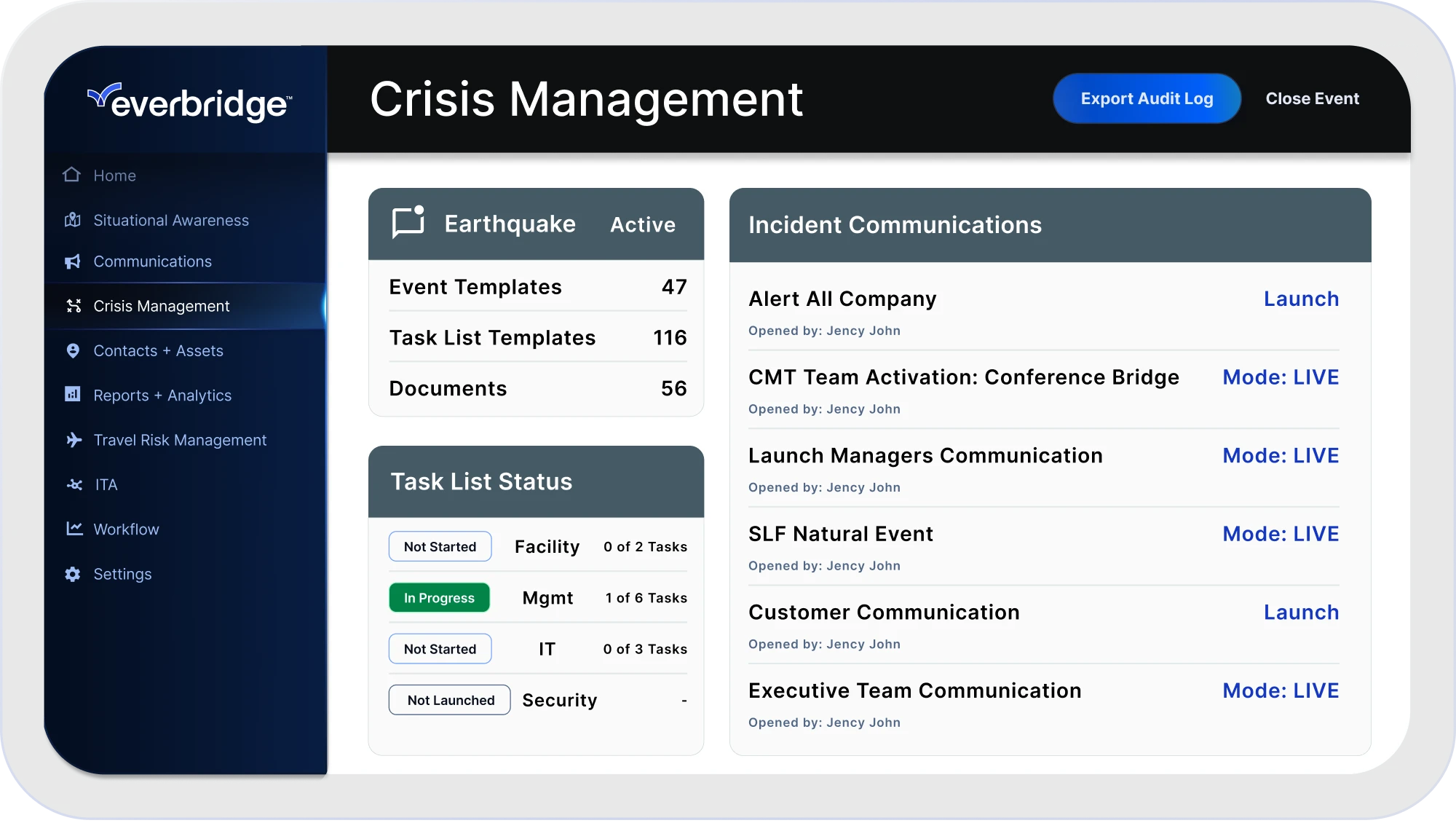 Crisis Management Maintain Command Slide 2 2x