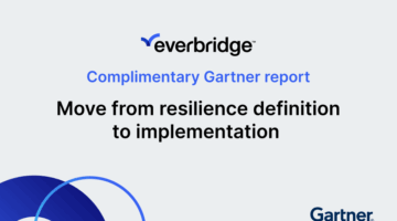 Gartner report: Moving resilience from definition to implementation