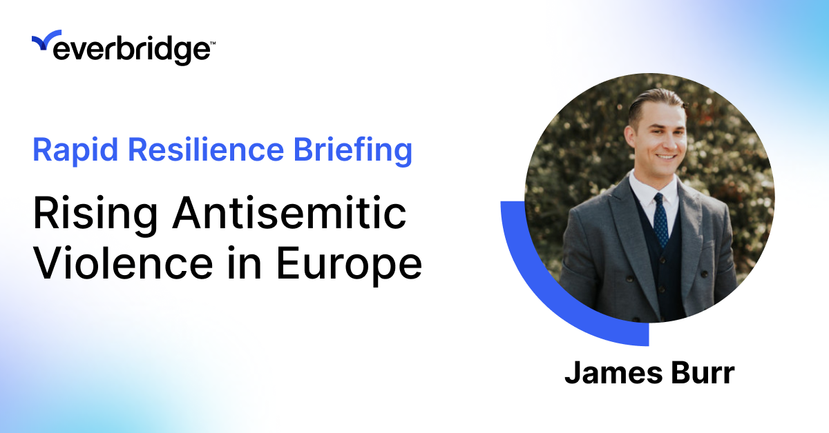James Rising Antisemitic Violence In Europe