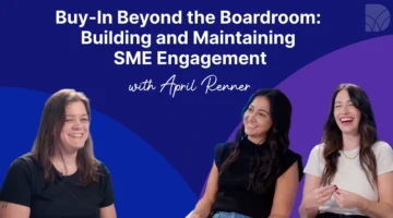 Buy-in beyond the boardroom: Building and maintaining SME engagement