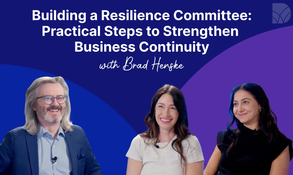 Building a resilience committee: Practical steps to strengthen business continuity