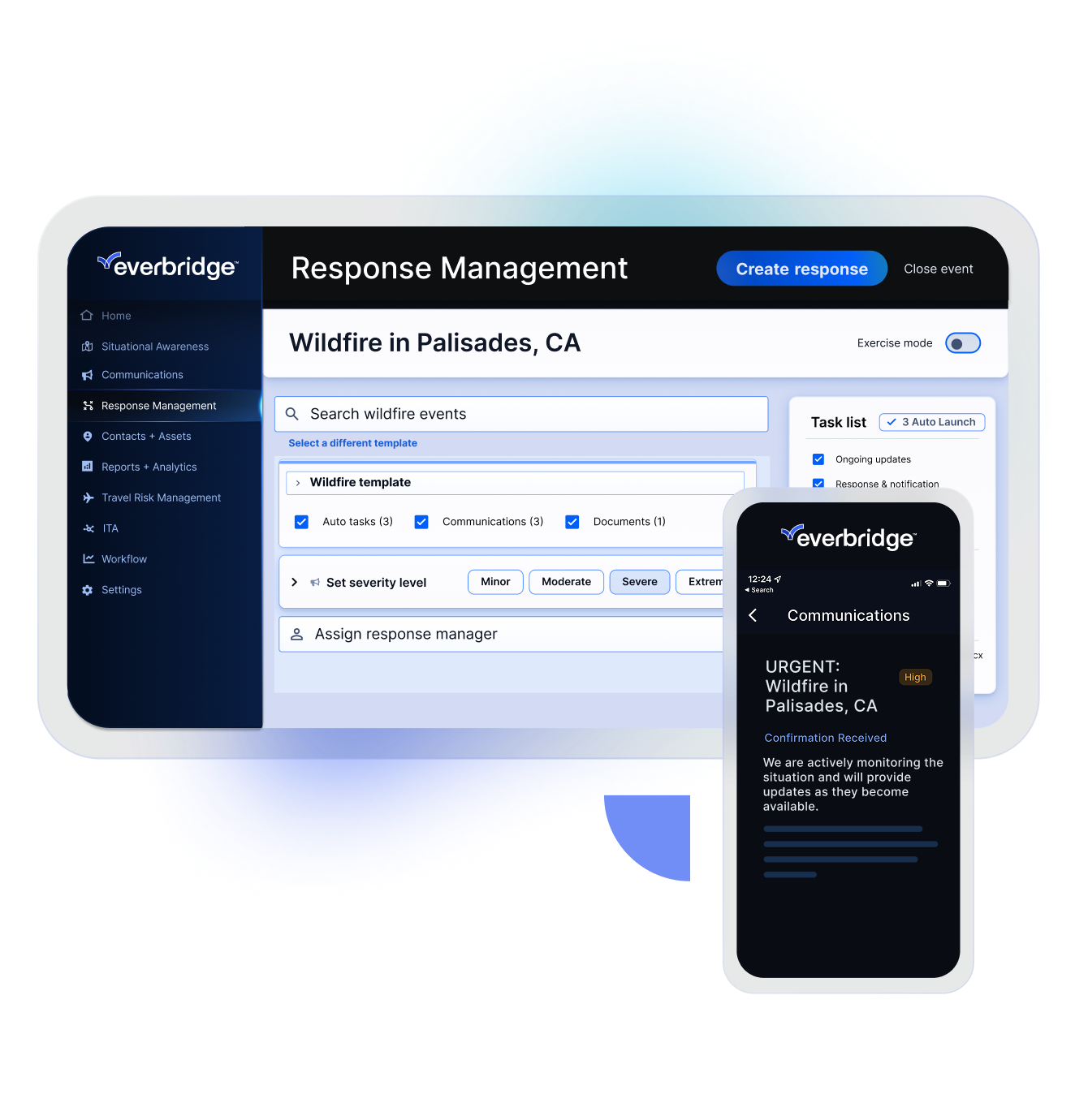 Response Management Wildfire California
